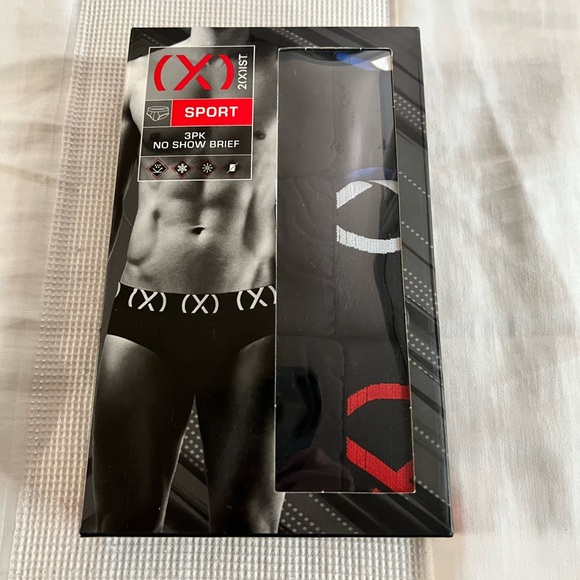 2(X)ist Sport 3PK No Show Brief. Size Large - Picture 2 of 6